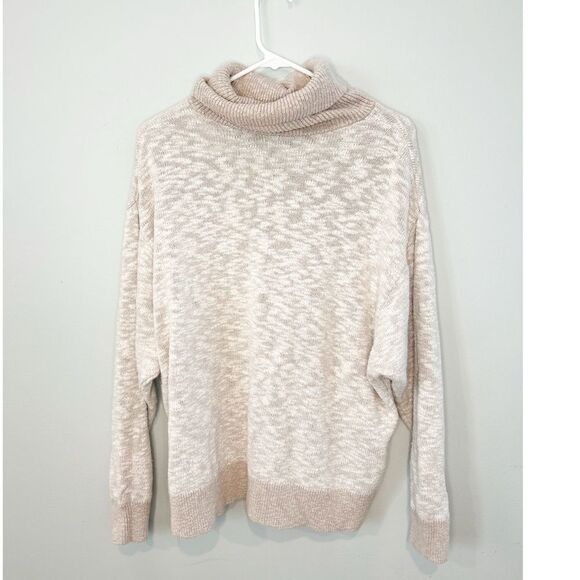 LL Bean Signature Knit Sweater Beige - Picture 1 of 4